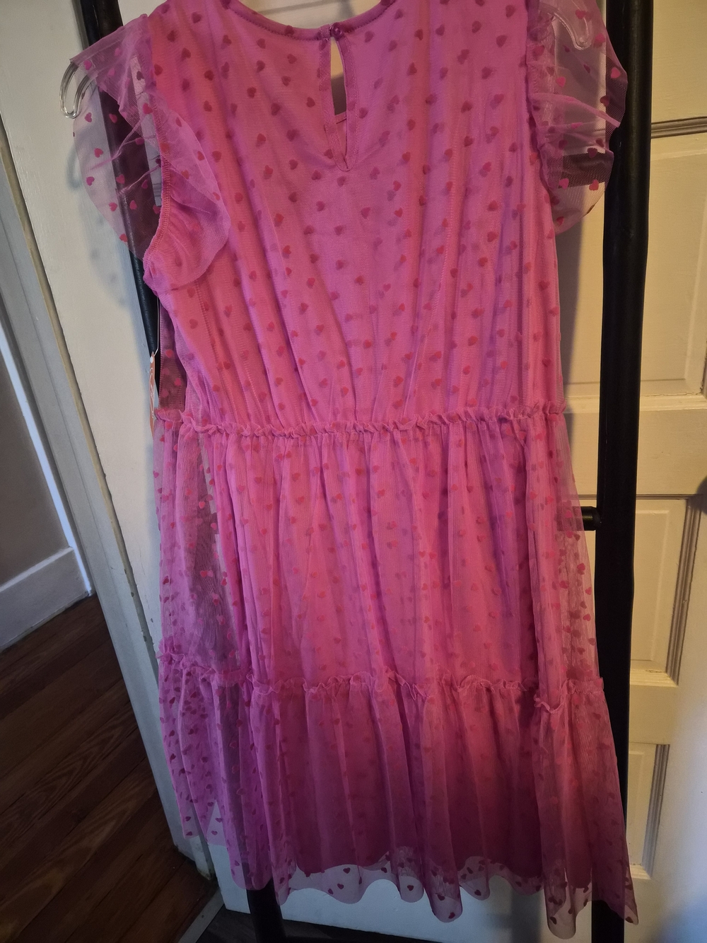 wonder nation Pink Heart Dot Tulle Dress